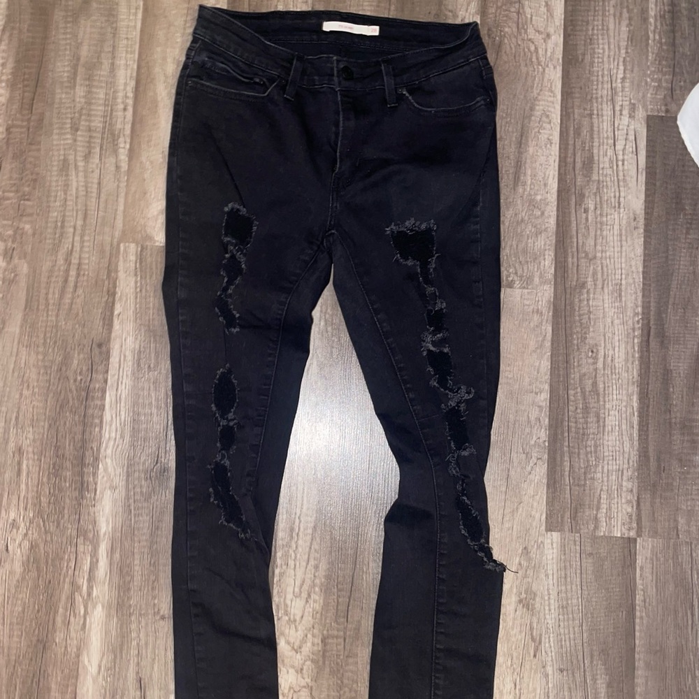 Levi’s Black Skinny Jeans - Picture 2 of 4